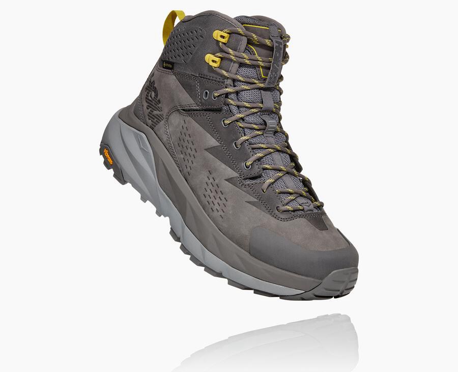 Botas De Montaña Hoka One One Hombre - Kaha Gore-Tex - Gris - EHW407138